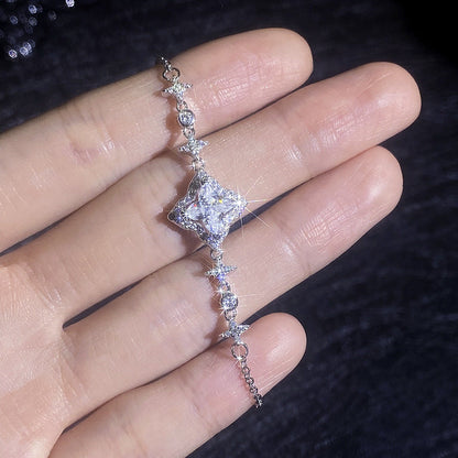 [KELA]MARQUISE-CLOVER MOISSANITE BRACELET