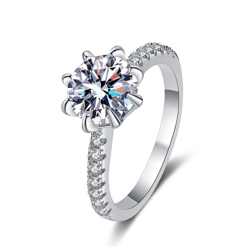 [KELA]BOLD TIGER CLAW MOISSANITE ENGAGEMENT RING