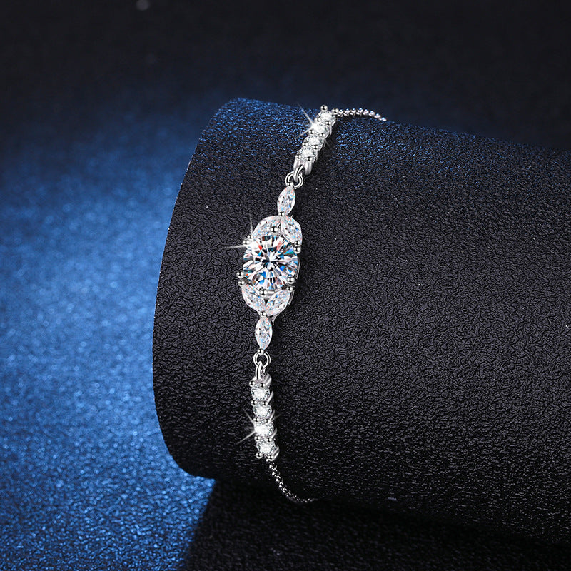[KELA]BLOOMING STAR-FLOWER MOISSANITE BRACELET