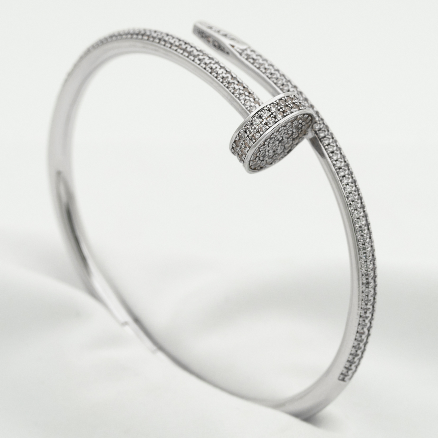 [KELA]JUSTE UN CLOU 3.5MM FULL PAVÉ NAIL BANGLE