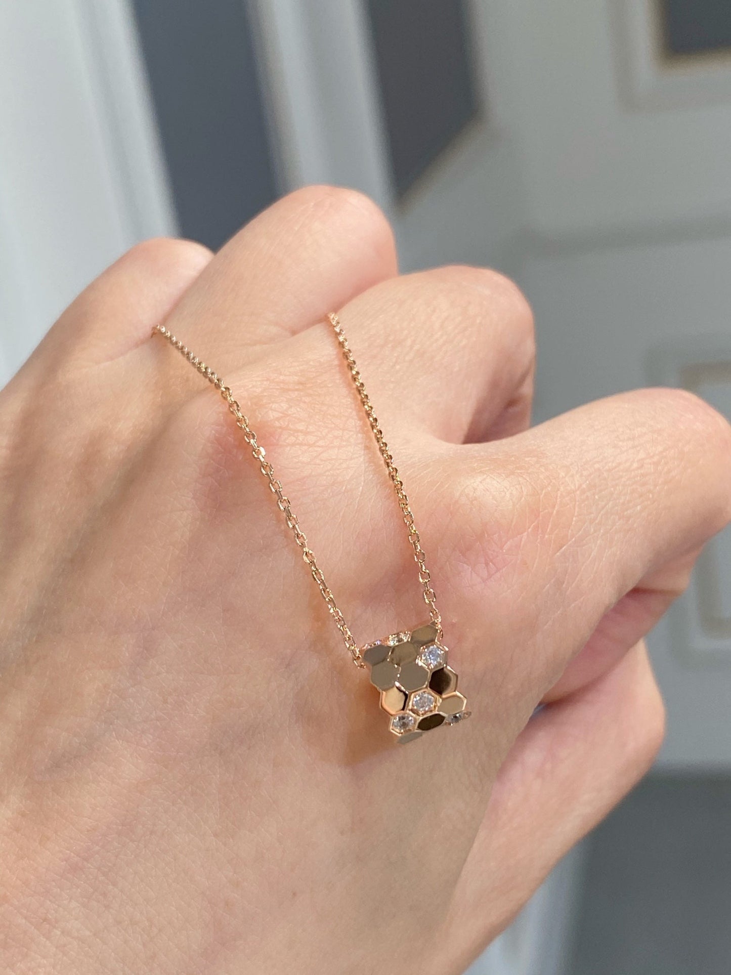 [KELA]BEE LOVE DIAMOND NECKLACE