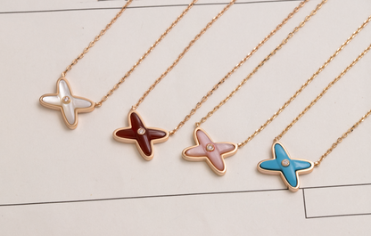 [KELA]JEUX DE NECKLACE 1 DIAMOND