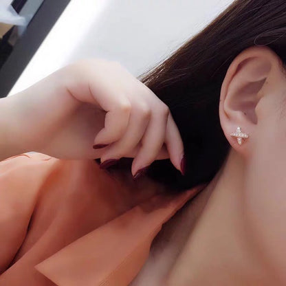 [KELA]JEUX DE GOLD DIAMOND EARRINGS