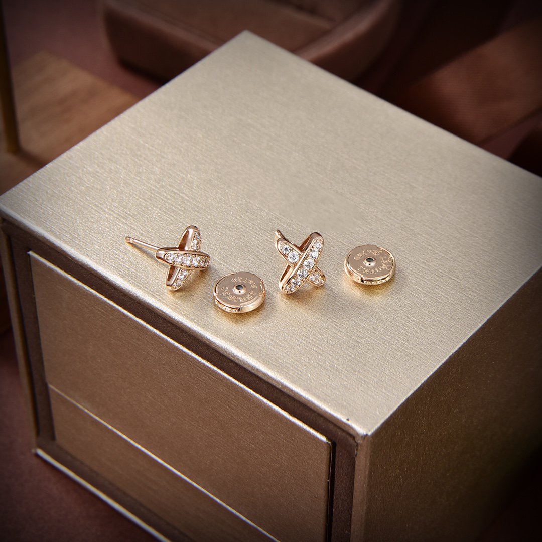 [KELA]JEUX DE GOLD DIAMOND EARRINGS