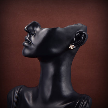 [KELA]JEUX DE GOLD DIAMOND EARRINGS