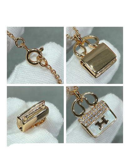 [KELA]H CIRCE MOISSANITE PENDANT NECKLACE GOLD
