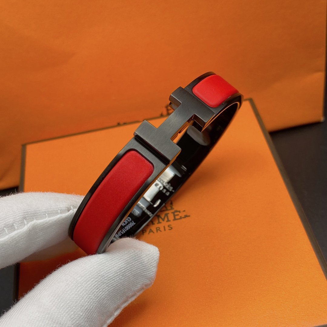 [KELA]CLIC HM SO BLACK RED BRACELET