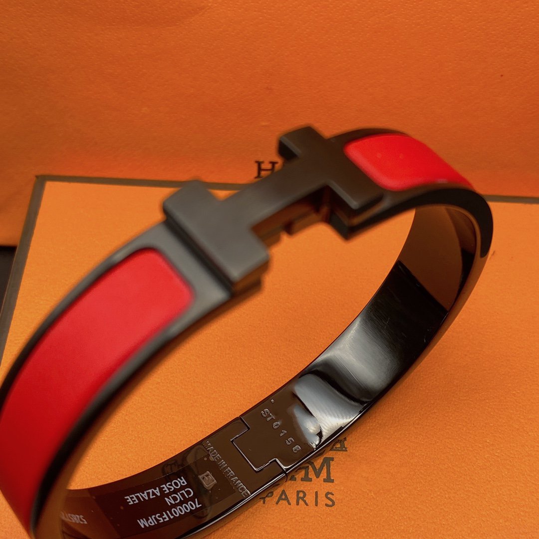 [KELA]CLIC HM SO BLACK RED BRACELET