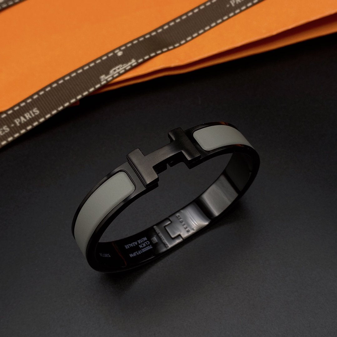 [KELA]CLIC HM SO BLACK GREY BRACELET