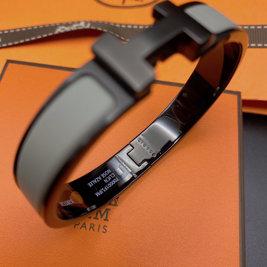 [KELA]CLIC HM SO BLACK GREY BRACELET