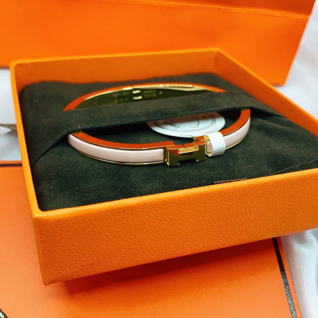 [KELA]CLASSIC HM CLIC  PINK 8MM ENAMEL BRACELET