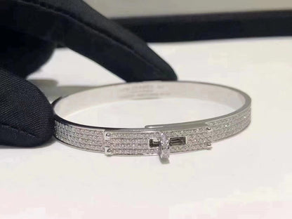 [KELA]HM KELLY BRACELET IN SILVER AND FULL PAVE DIAMOND