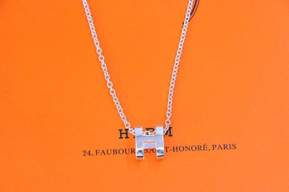 [KELA]HM NECKLACE H LETTER OVAL SERIES
