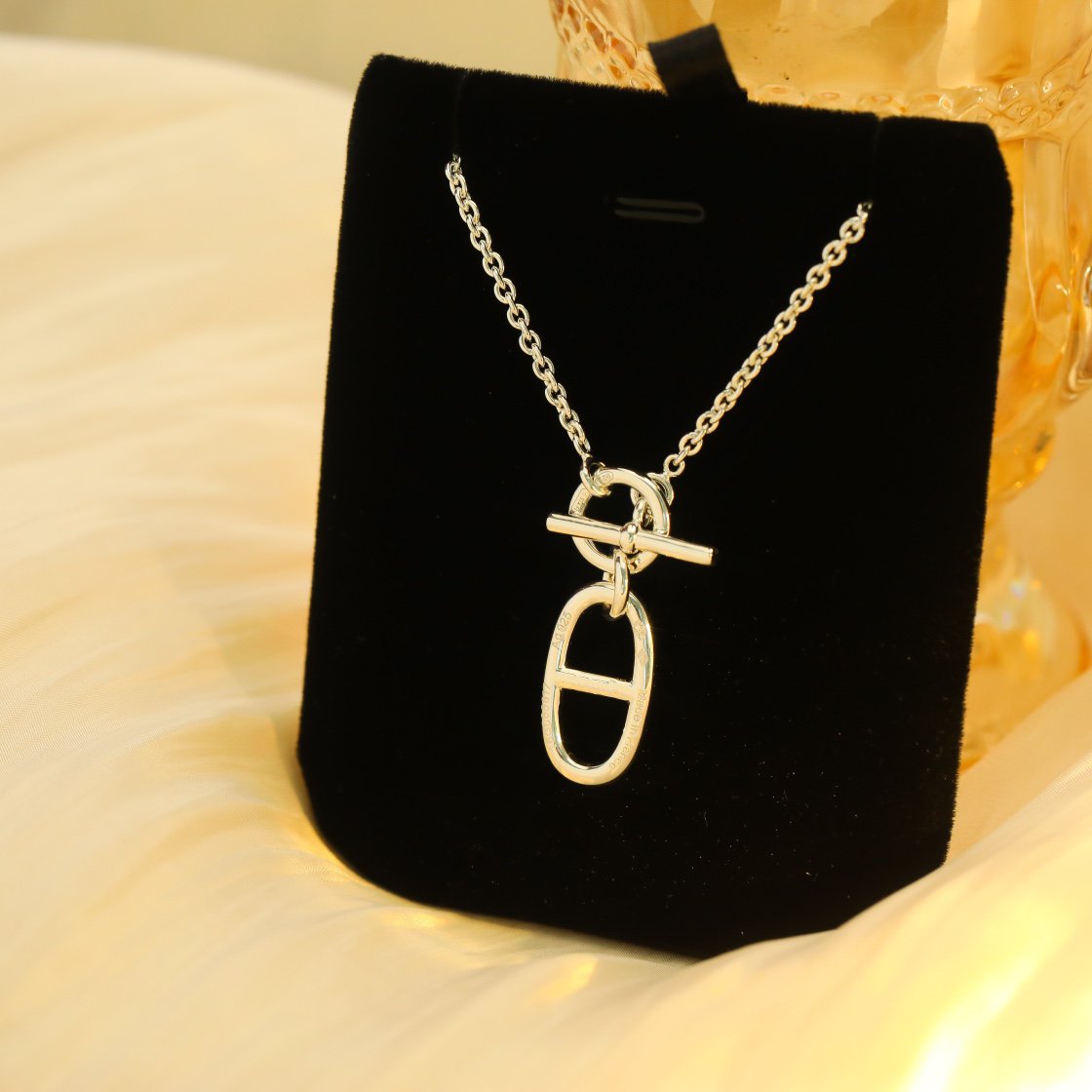 [KELA]HM CHAINE D'ANCRE PENDANT NECKLACE STERLING SILVER