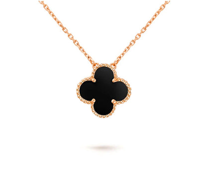 [KELA]15MM CLOVER FLOWER PENDANT NECKLACE COLLECTION