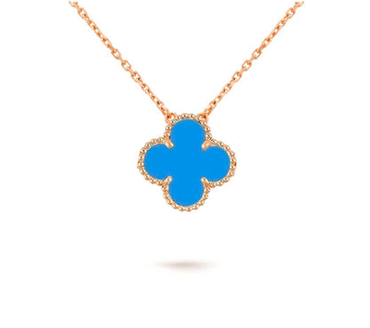 [KELA]15MM CLOVER FLOWER PENDANT NECKLACE COLLECTION