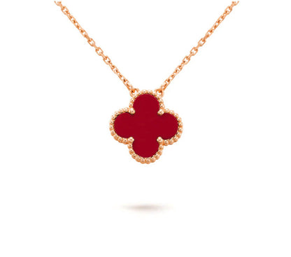 [KELA]15MM CLOVER FLOWER PENDANT NECKLACE COLLECTION