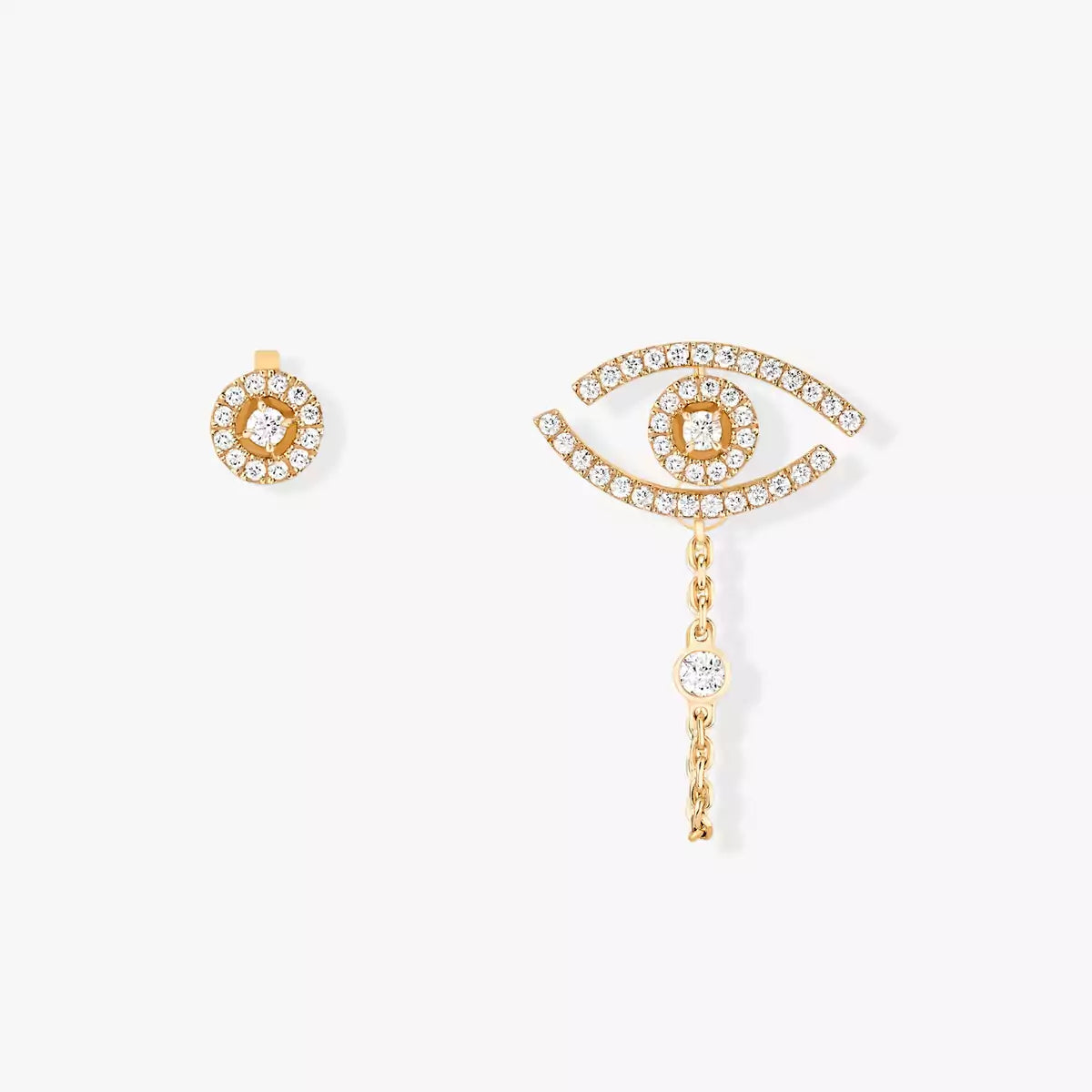 [KELA]LUCKY EYE DIAMOND EARRINGS