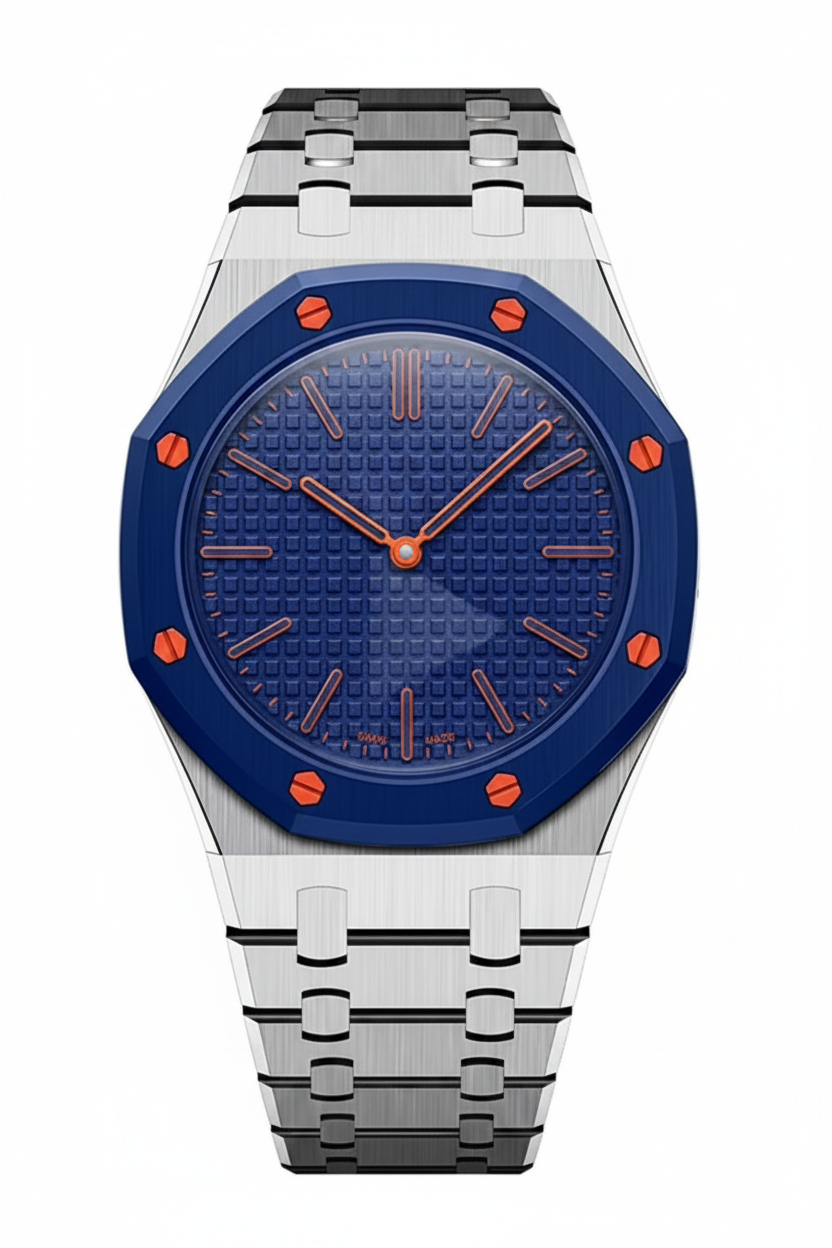 [KELA]OAK POP EXCLUSIVE SILVER STEEL STRAP