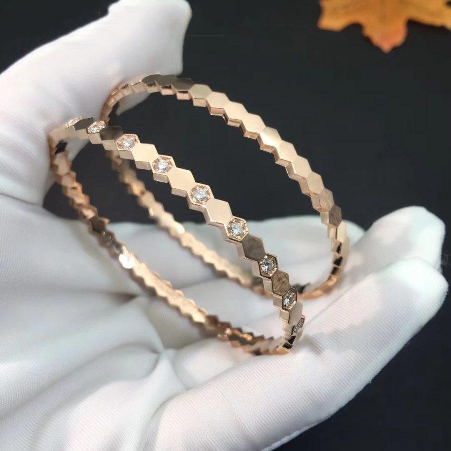 [KELA]BEE LOVE ROSE GOLD DIAMOND BRACELET