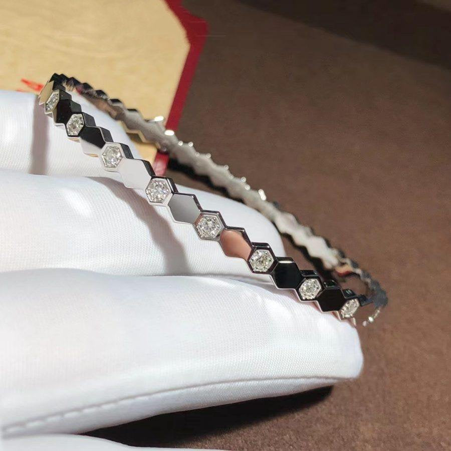 [KELA]BEE LOVE SILVER DIAMOND BRACELET