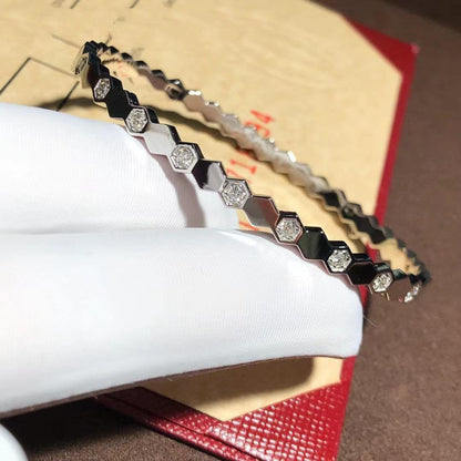 [KELA]BEE LOVE SILVER DIAMOND BRACELET