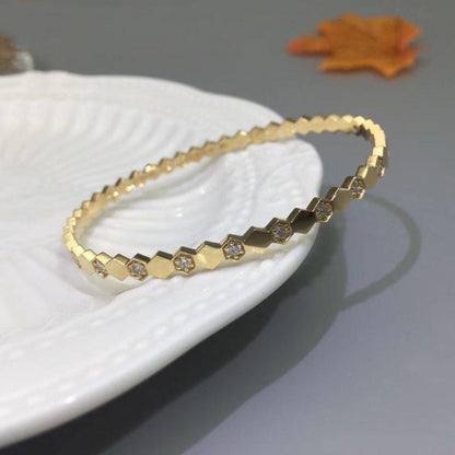 [KELA]BEE LOVE GOLD DIAMOND BRACELET