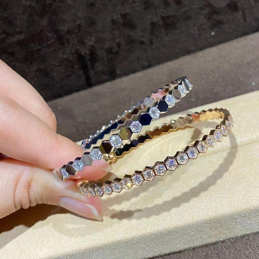 [KELA]BEE LOVE GOLD BRACELET FULL DIAMOND