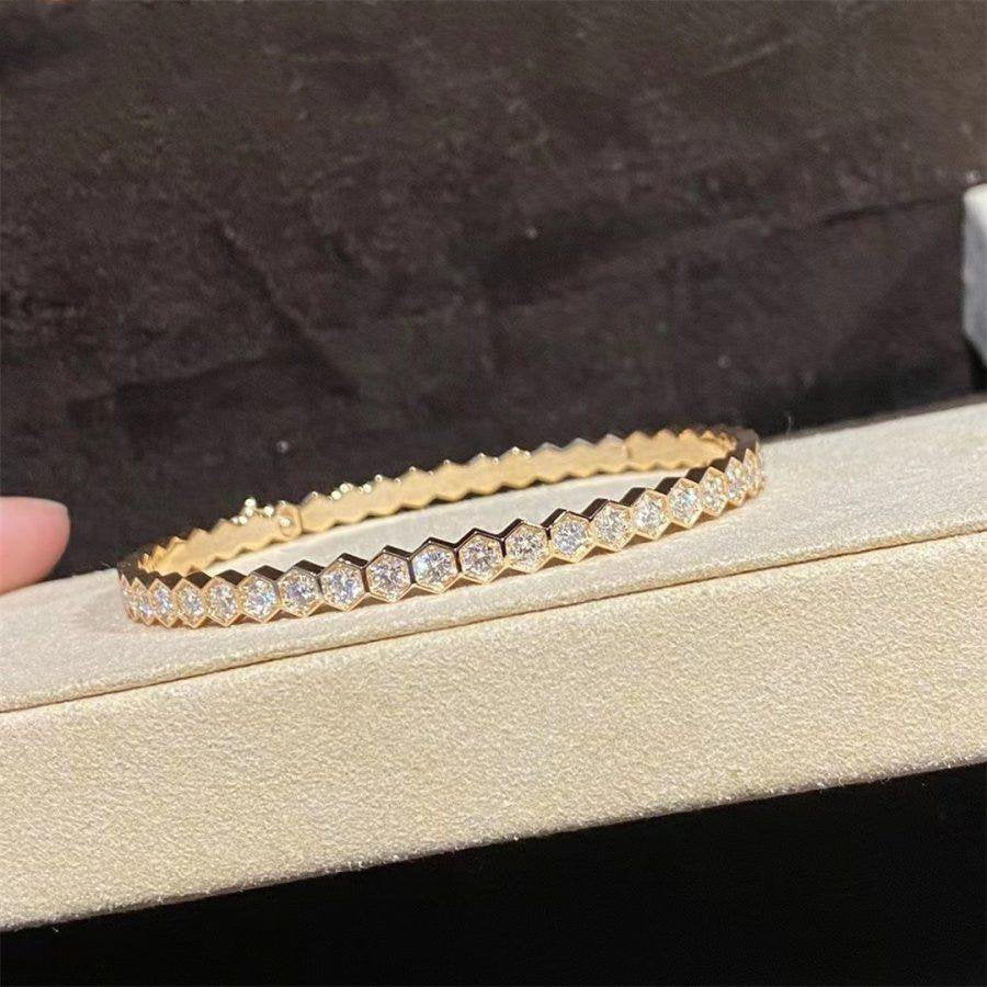 [KELA]BEE LOVE GOLD BRACELET FULL DIAMOND