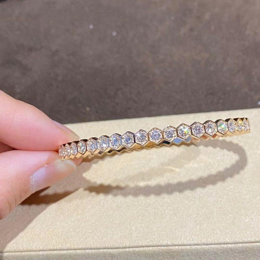 [KELA]BEE LOVE GOLD BRACELET FULL DIAMOND