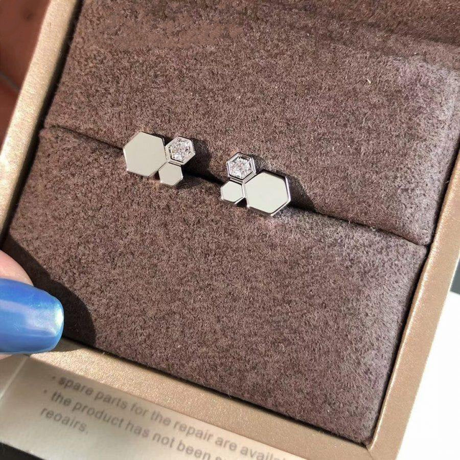 [KELA]BEE LOVE SILVER DIAMOND EARRINGS