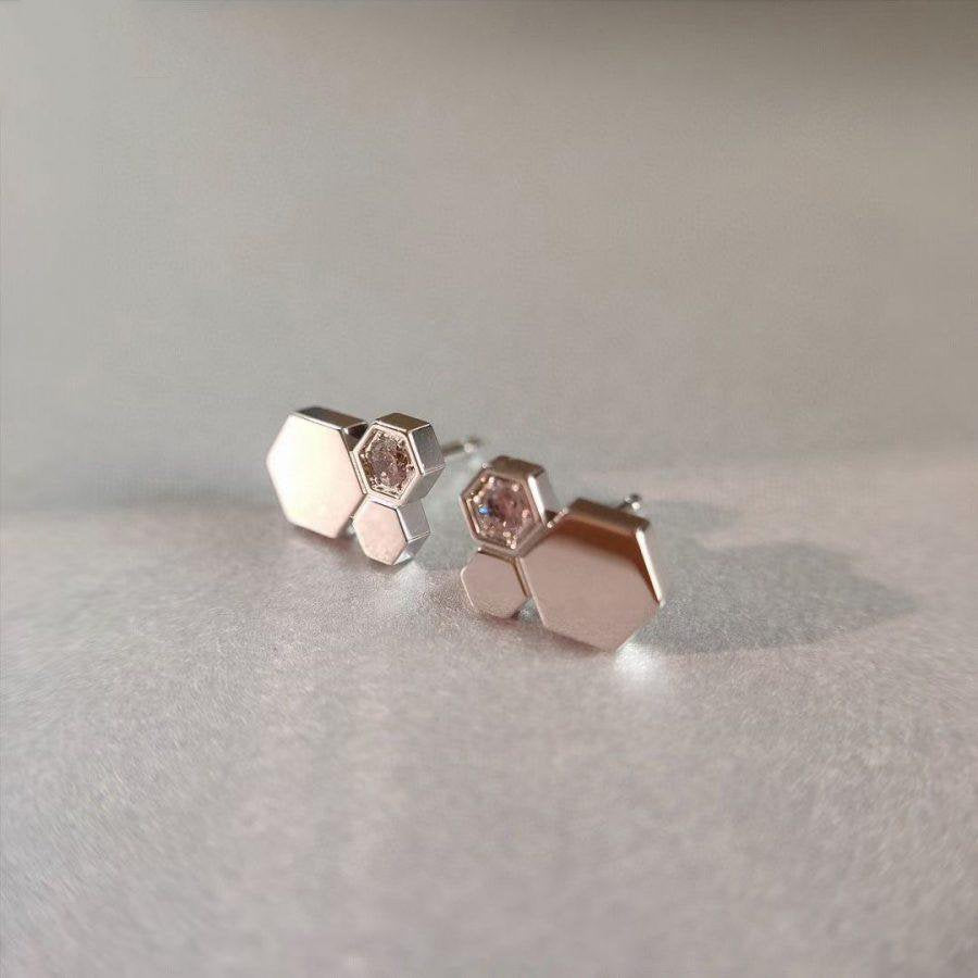 [KELA]BEE LOVE SILVER DIAMOND EARRINGS