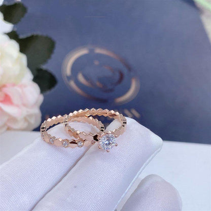 [KELA]BEE LOVE RING ROSE GOLD 1 DIAMOND