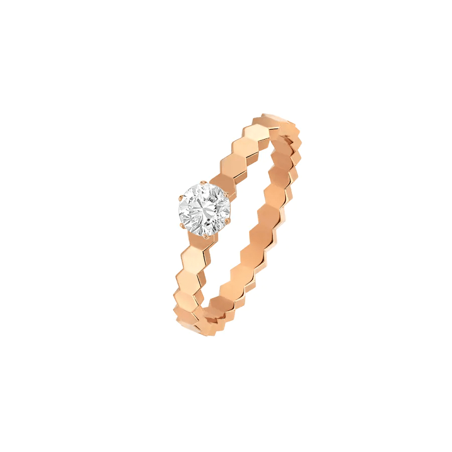 [KELA]BEE LOVE RING ROSE GOLD 1 DIAMOND