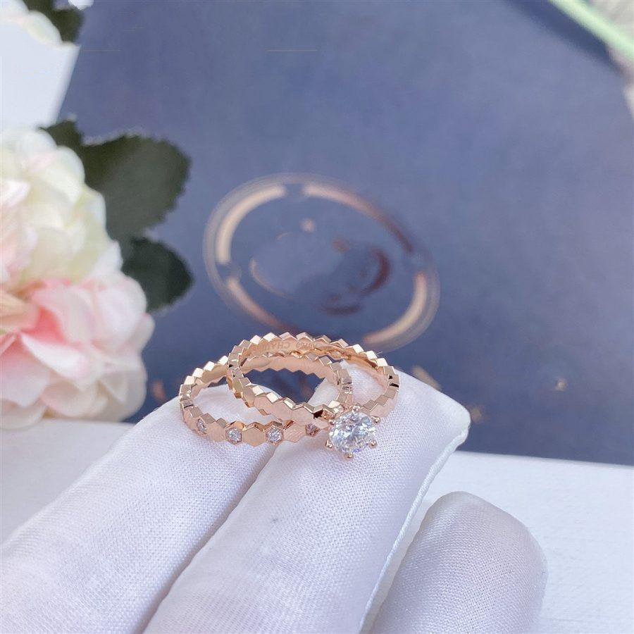 [KELA]BEE LOVE RING ROSE GOLD 1 DIAMOND