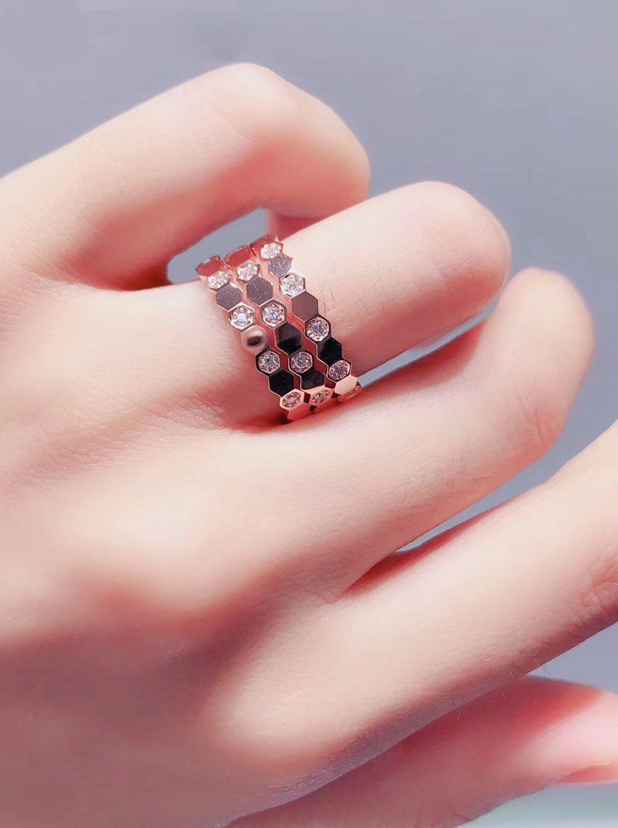 [KELA]BEE LOVE RING ROSE GOLD DIAMOND
