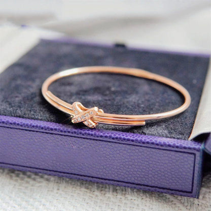 [KELA]JEUX DE BRACELET ROSE GOLD DIAMONDS