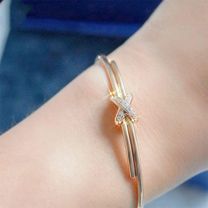 [KELA]JEUX DE BRACELET ROSE GOLD DIAMONDS