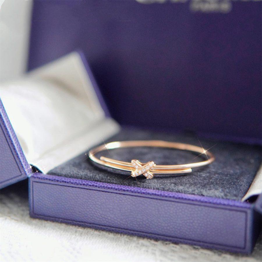 [KELA]JEUX DE BRACELET ROSE GOLD DIAMONDS