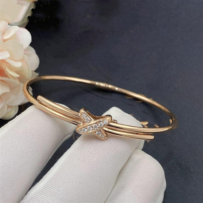[KELA]JEUX DE BRACELET ROSE GOLD DIAMONDS