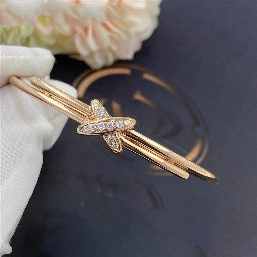 [KELA]JEUX DE BRACELET ROSE GOLD DIAMONDS