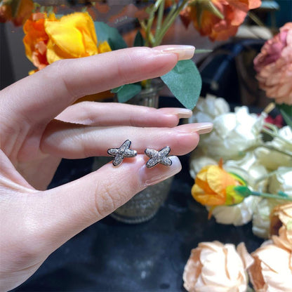 [KELA]JEUX DE SILVER DIAMOND EARRINGS