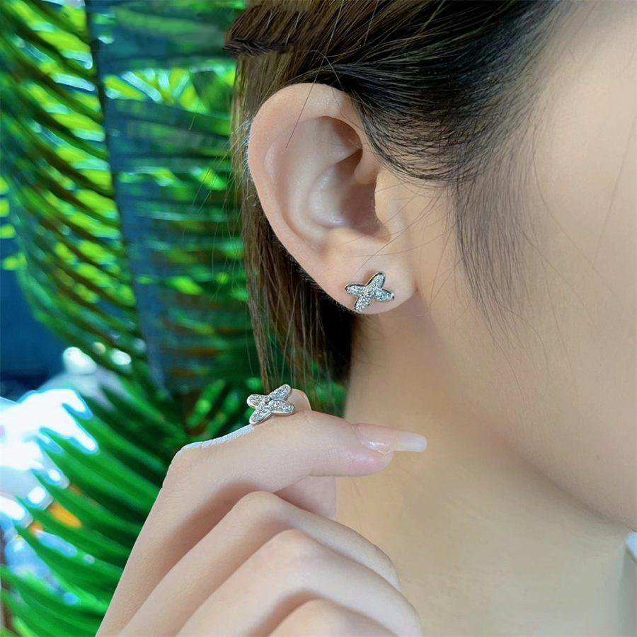 [KELA]JEUX DE SILVER DIAMOND EARRINGS