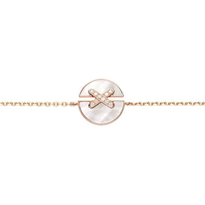 [KELA]JEUX DE BRACELET MOP ROSE GOLD DIAMONDS