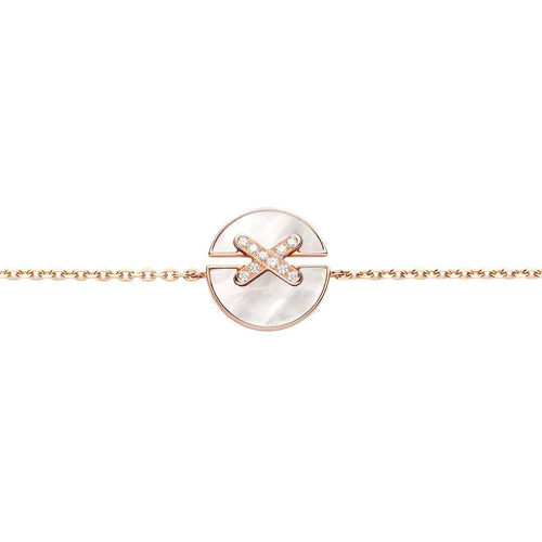 [KELA]JEUX DE BRACELET MOP ROSE GOLD DIAMONDS