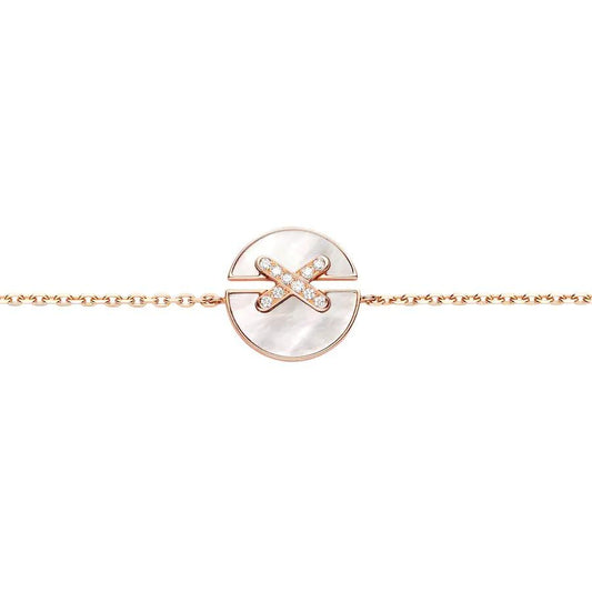 [KELA]JEUX DE BRACELET MOP ROSE GOLD DIAMONDS