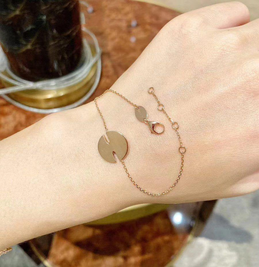 [KELA]JEUX DE BRACELET MOP ROSE GOLD DIAMONDS