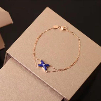 [KELA]Hollow Design Four-Leaf Clover Flower Shape Ring