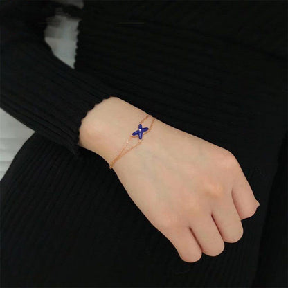 [KELA]Hollow Design Four-Leaf Clover Flower Shape Ring