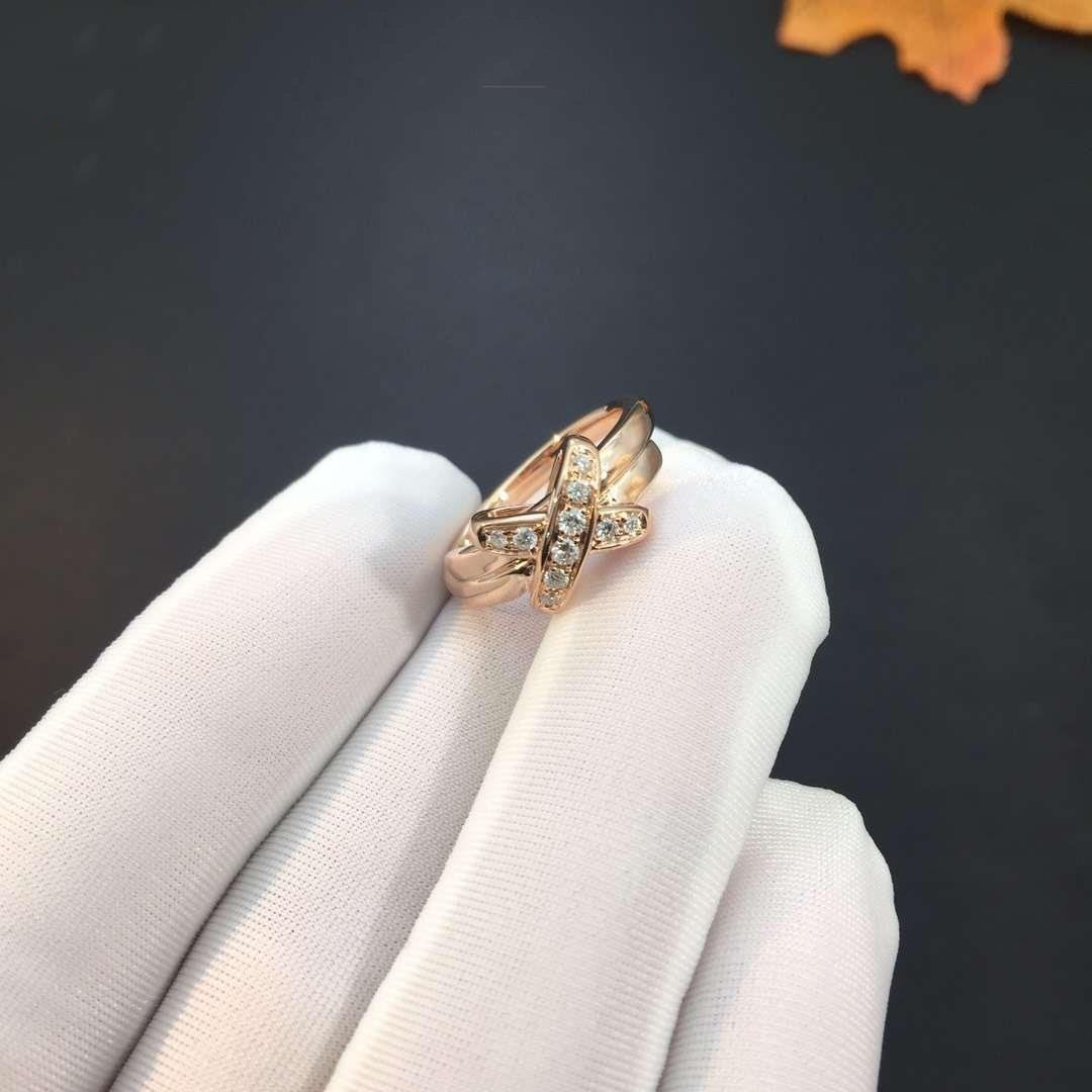[KELA]JEUX DE ROSE GOLD DIAMOND RING